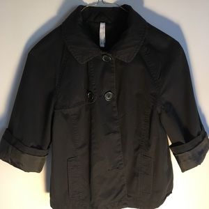 Black 3/4 sleeve top jacket